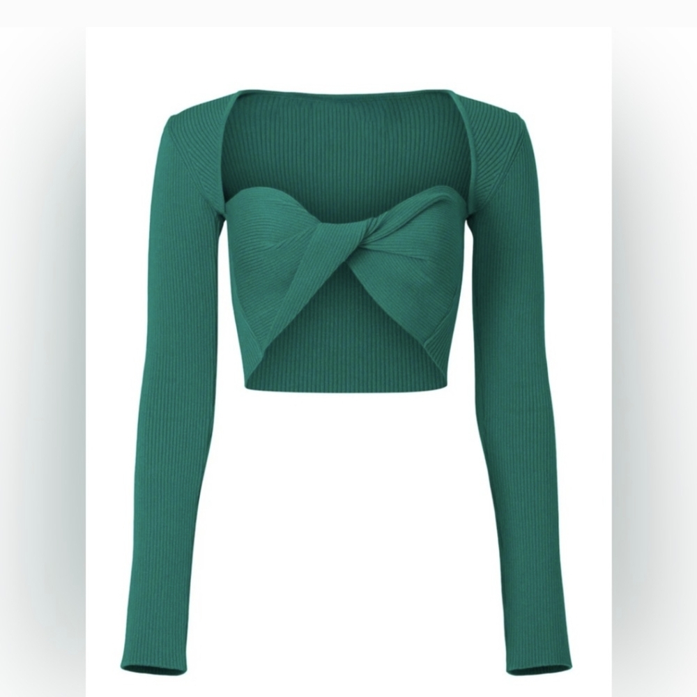 Gauge 81 Green Lifa Crop Top. Size M.